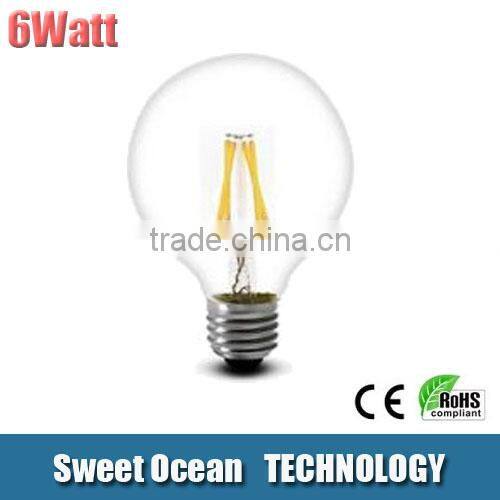 ST21 ST64 Dimmable Vintage edison light lamp led filament bulb 8w