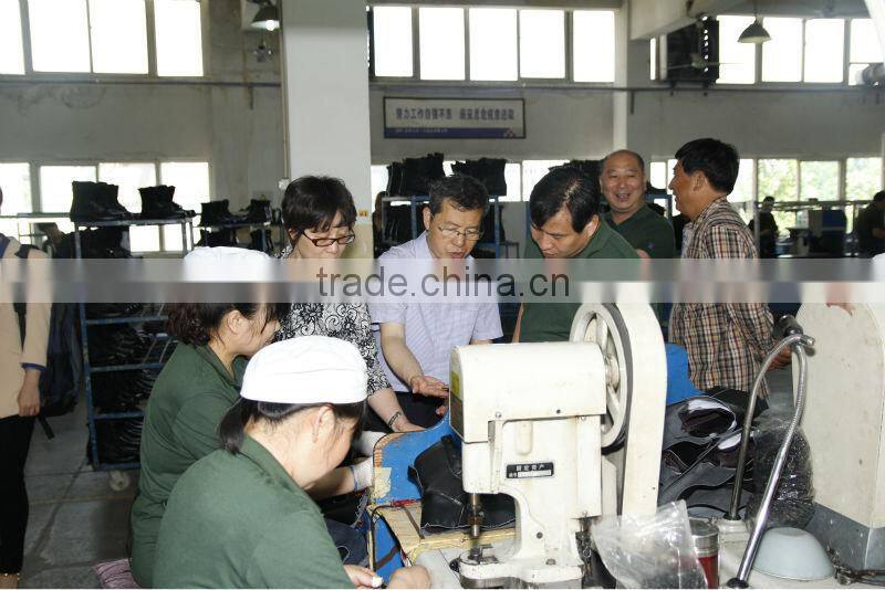 the yellow CRUISER style leather safety boots