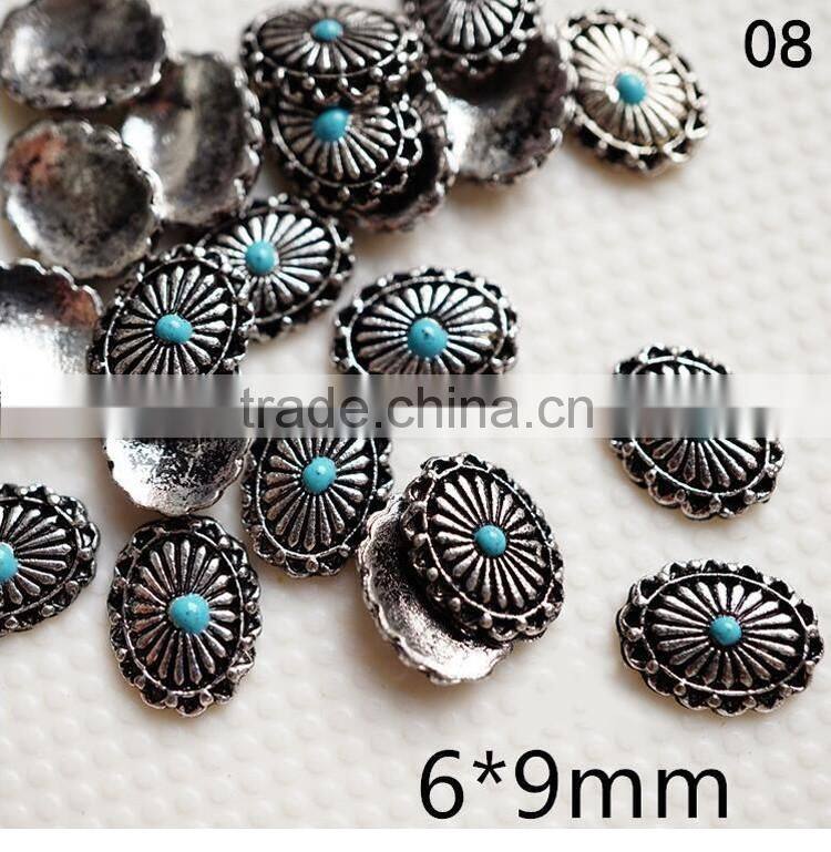 2016 Popular Bohemian style nail art 3D alloy metal decoration charms