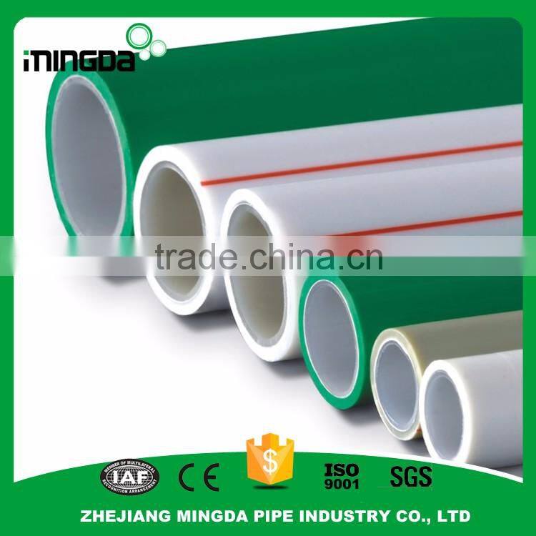 wholesale ppr types of ppr pipe specification plastic ppr pipe extrusion line environmental protection ppr pipe