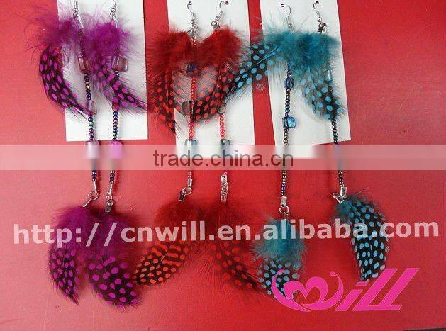 Fashion Feather Earring Fashion Jewerly With Charms Wholesale