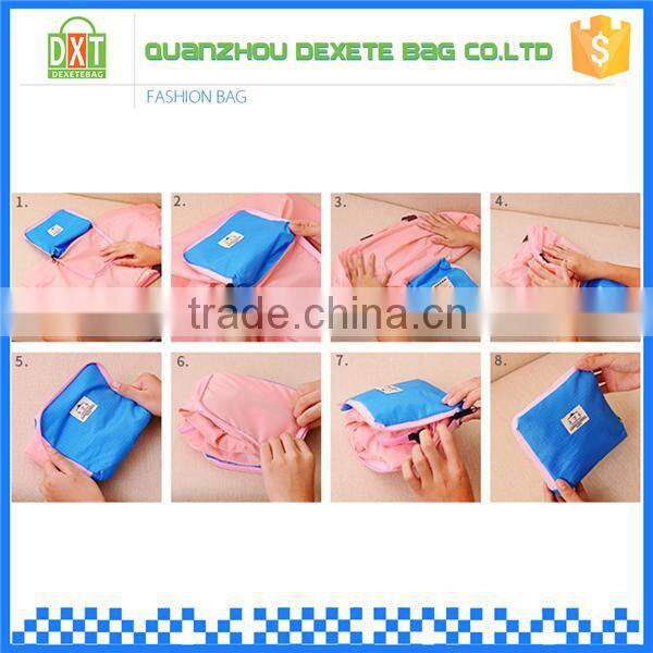Fashion design waterproof small printing folding utility tote bags