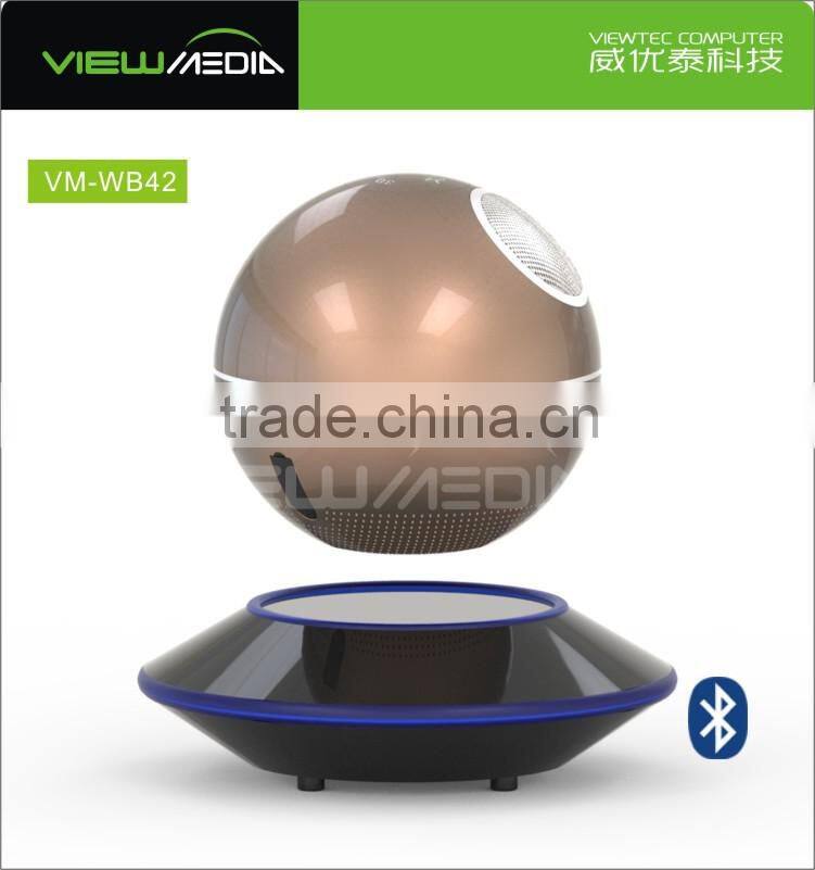 Viewmedia Livitating Bluetooth Speaker Floating Mold with Big Boom Size VM-WB42