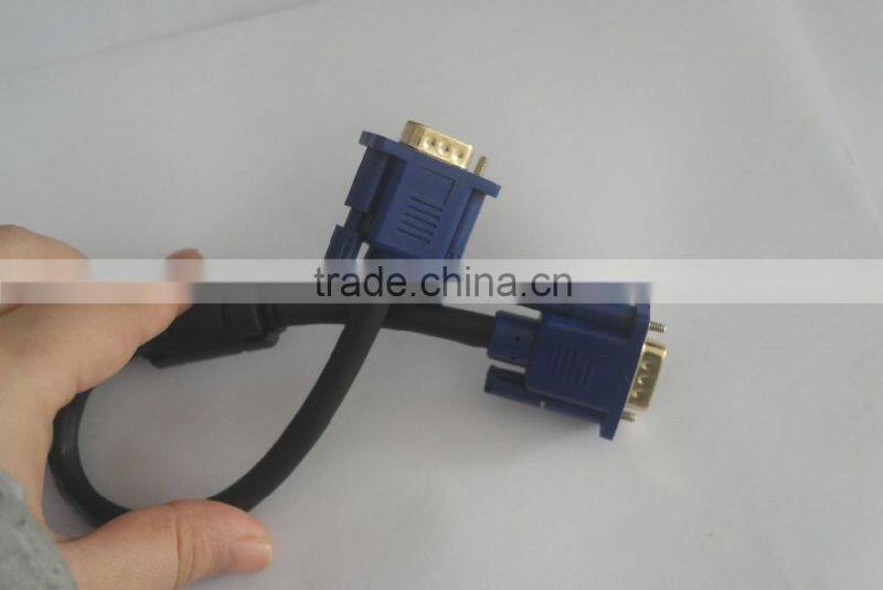 15cm TO MALE VGA SVGA CABLE LEAD - LAPTOP TV LCD MONITOR