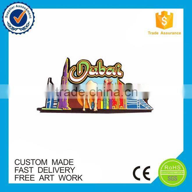 2D Cheap Map design Souvenir Soft PVC Fridge Magnets