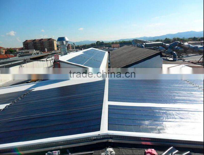 144W 24V 5392*378mm metal rooftop solution flexible solar PV laminate