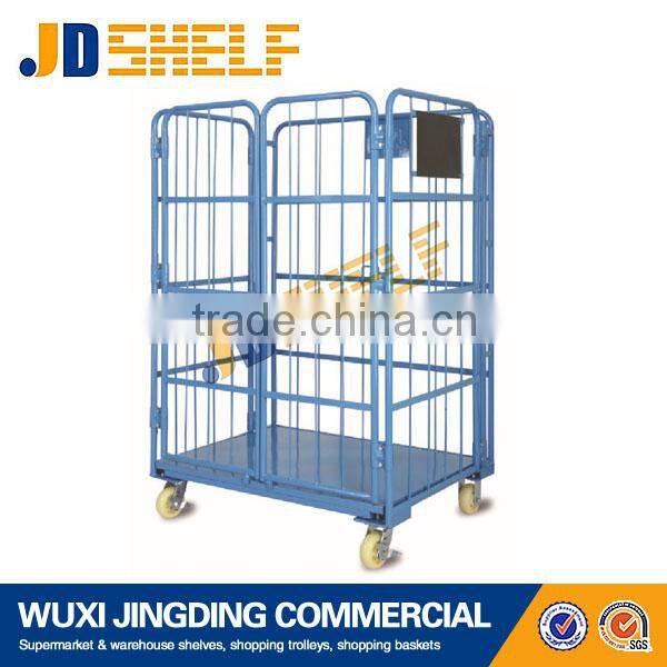 pushing movable dog show trolley