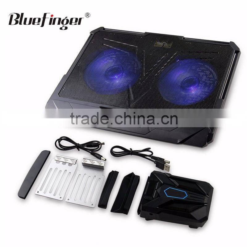 Shenzhen Factory LED laptop cooler with cooling pad