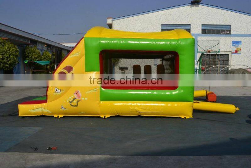 2016 Hot sale small colorful combo bouncy inflatable combo for kids