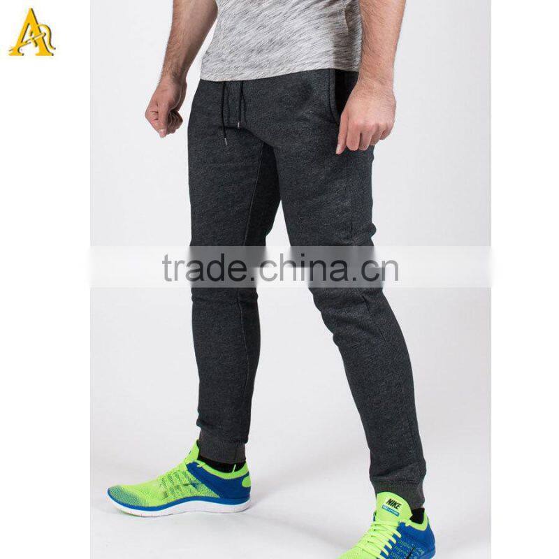 Custom mens gym fit tapered bottoms fashion jogger pants