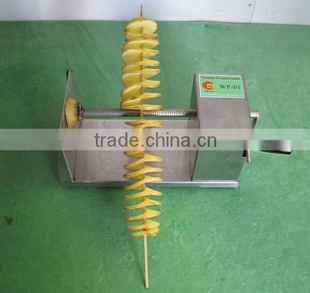 Twisted Tornado Spiral Potato Cutter/Slicer for Potato Chips/WP-04 Spiral Potato Cutter/Wholesale potato curly fry cutter