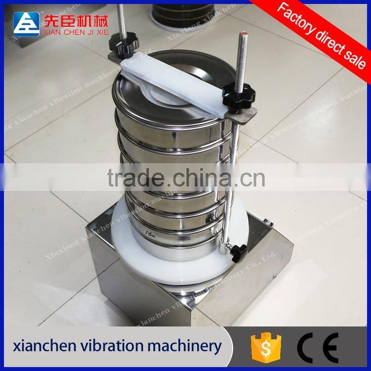 Laboratory top striking vibrating sieving machine