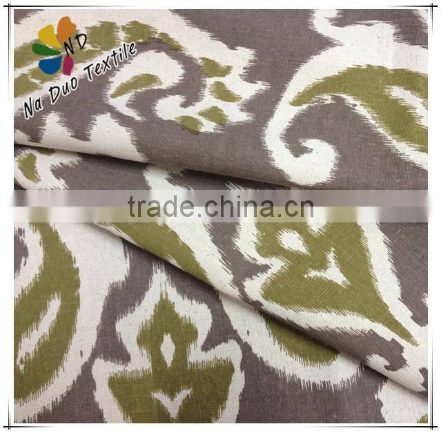 2013 Printed cotton linen fabric