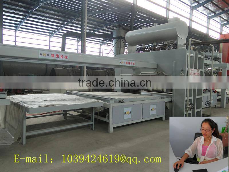 150openings Lamination hot press in double sides