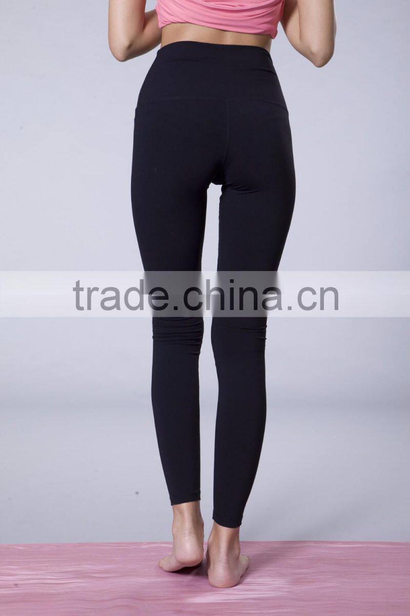 Manufacture Factory Custom Design Nylon Spandex Women Sportswear Workout Fitness Long Leggings