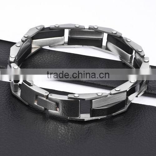 Mens Fashion Wrap Around Leather Bracelet(RB10218)