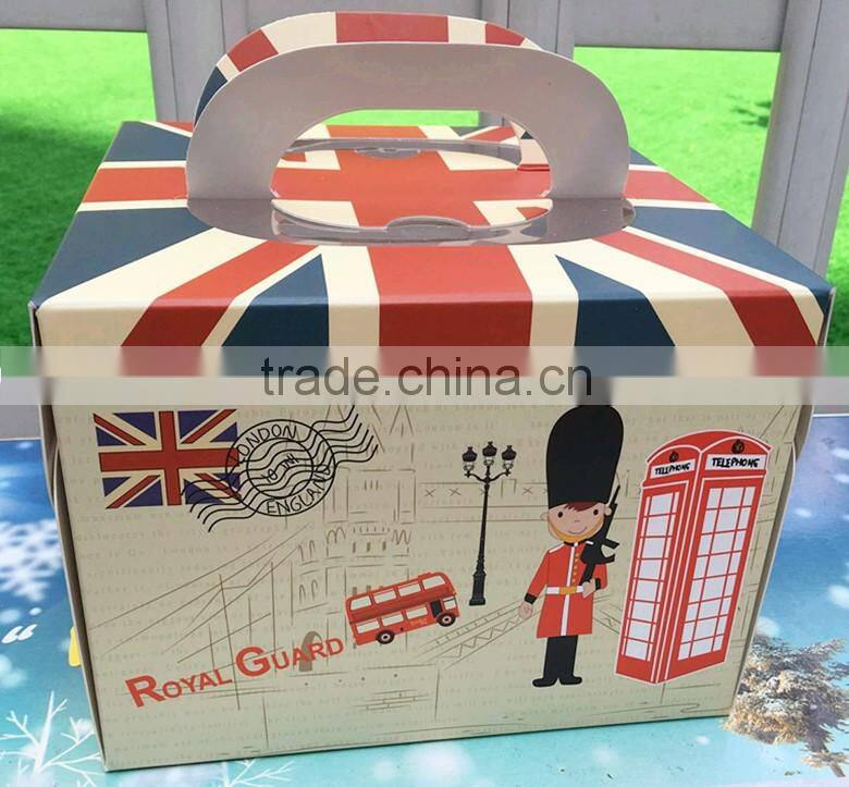 England Royal Guard Mousse cake box with factory price