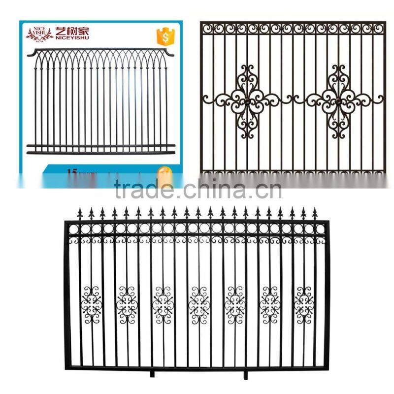 wrought iron window grill design for safety