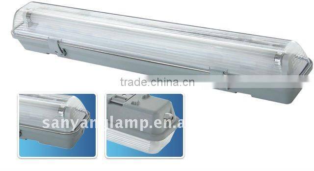 waterproof lamp fixture for T8 fluorescent tube or LED tube