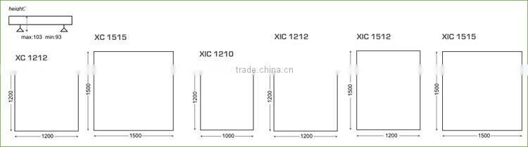 XC-1212-3T Good Performance Industrial Electronic Floor Scale with K2P Indicator
