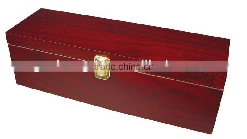 Hot!!! 2014 Made-in-China Black Classic Craft Paper Packaging For Single Wine Bottle(ZDP14-W001)