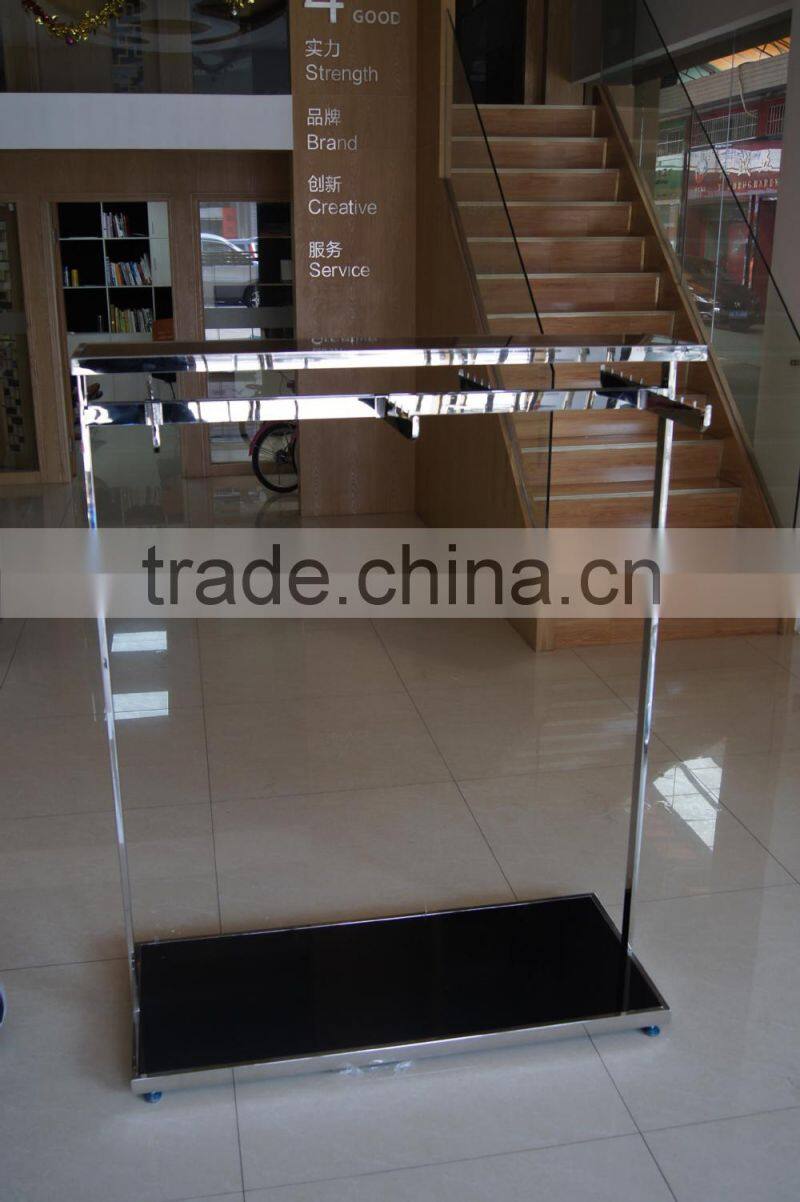 stainless steel clothing store display racks