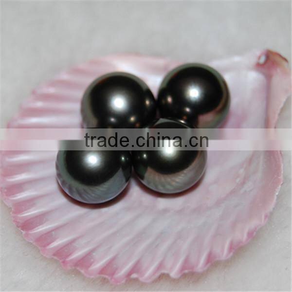 11-12mm peacock green tahiti pearls