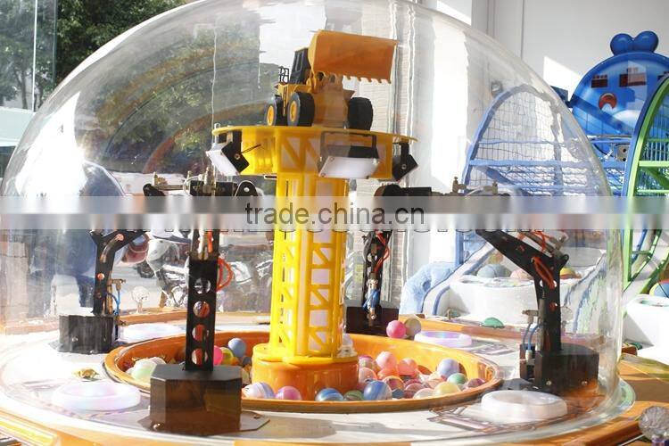 LSJQ-670 New arrival claw crane machine outdoor combination padlock with master key mini claw machine/ toy crane machine