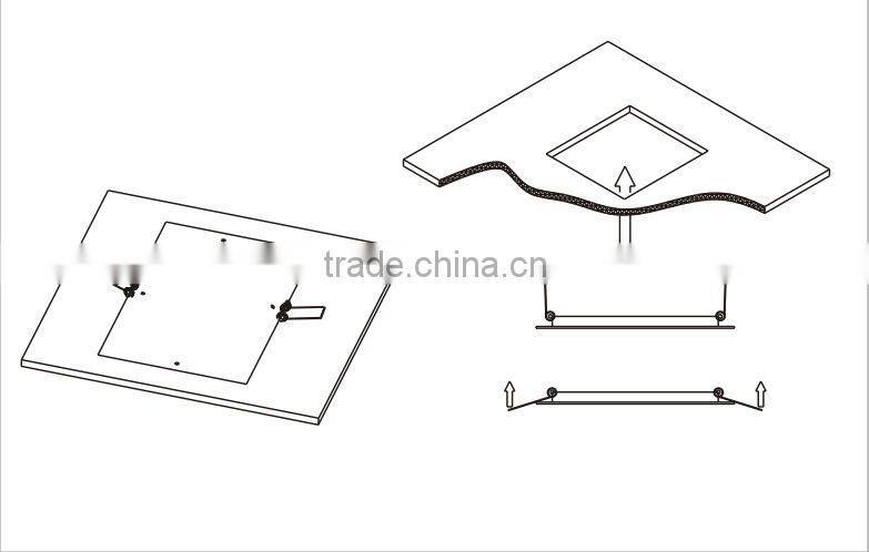 Shenzhen 30x30 cm 19w RGB color changing with remote led Panel light , led ceiling panel light