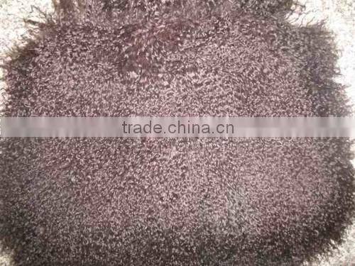 wholesale real dyed color sheep fur pillow