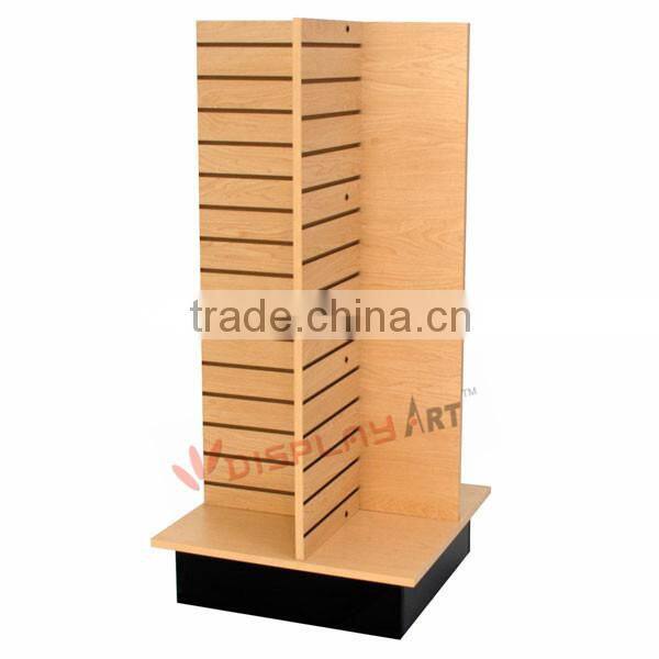 4 way units slatwall display gondola fixture