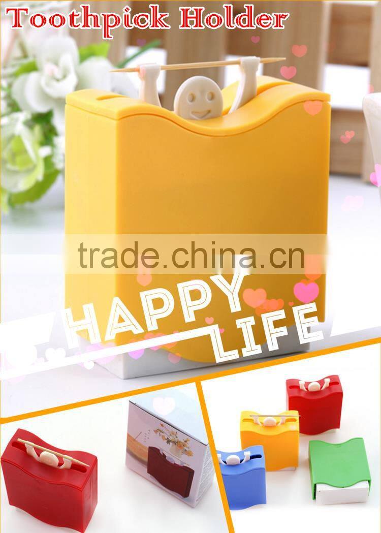 Special design promotional item bulk sale personal unique toothpick holder
