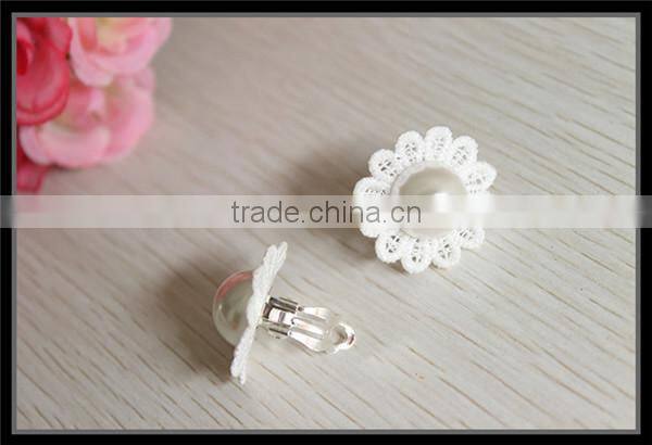 MYLOVE Simple pearl short necklace flower stud earring wholesale MLT016