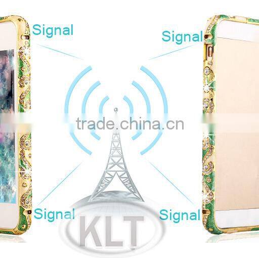 New bling crystal diamond brushed aluminum metal for iPhone