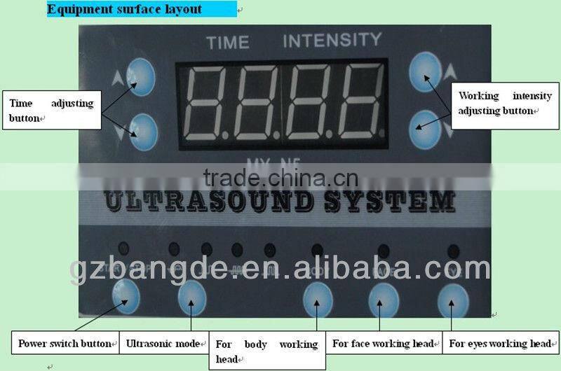 2016 New arrival! Handheld ultrasonic facial cleanser and face lift beauty machine BD-BZ017