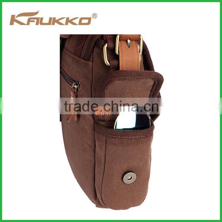 Hot selling canvas shoulder messenger bag with cheap price