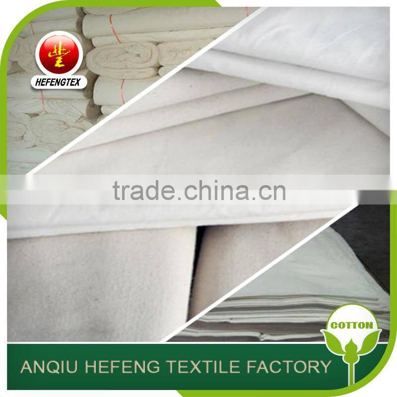 Supplying high quality T/C 65/35 110x76 59" bleached fabric from China