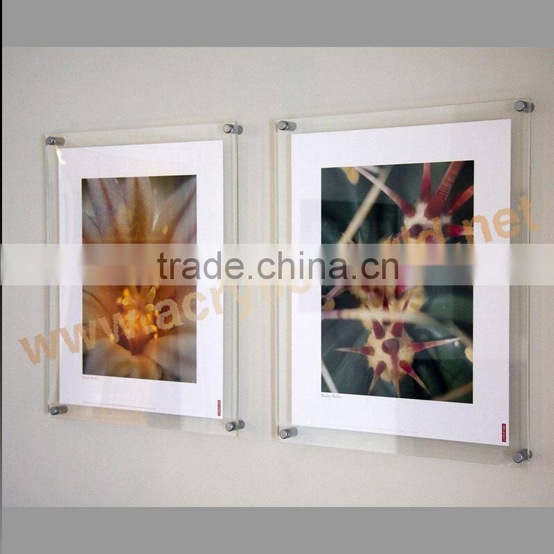 plastic picture frame curved glass picture frame magnet picture frame
