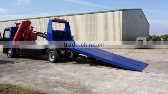 wrecker tow truck , flat road removal truck wrecker , Breakdown Recovery Truck vehicle with 5 tons crane
