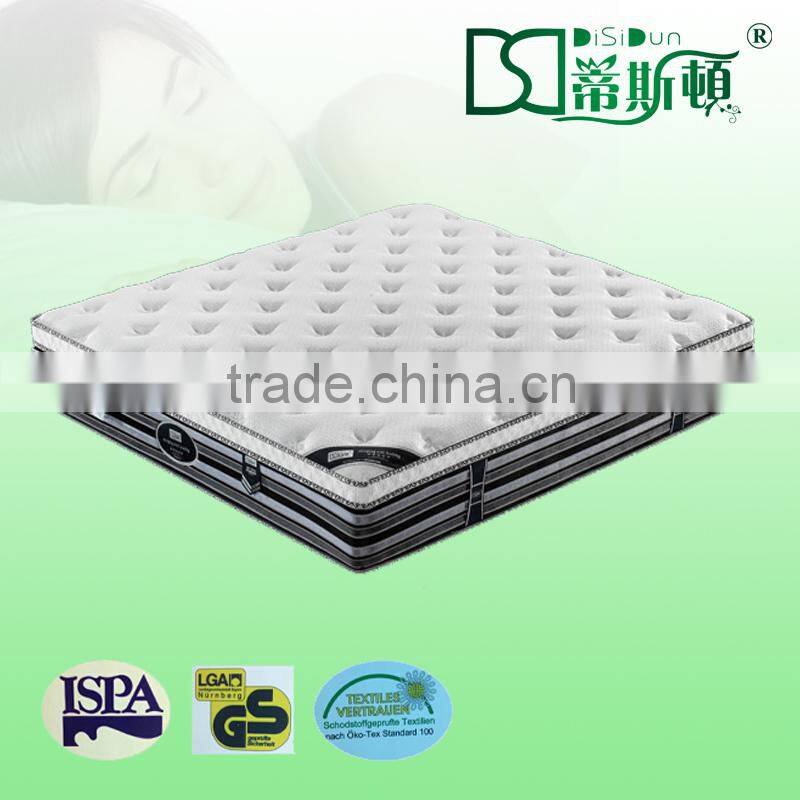 Euro Top Pocket Spring Mattress latex royal comfort mattress DS-923
