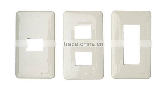 Taiwan Manufacturer 1 2 3 Port Single Gang RJ45 Wall Faceplate