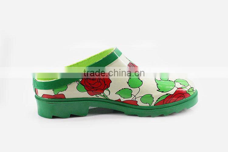 2016 Quality Green Colorful Garden boots