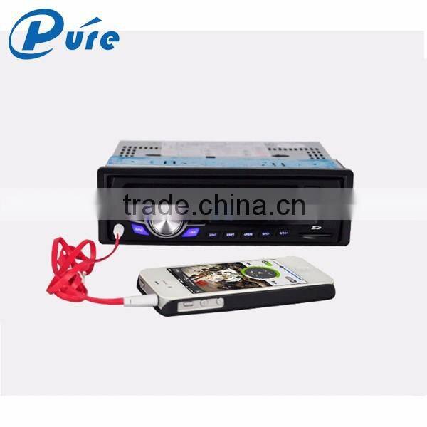 Cheap price 1 din car radio dvd player with AUX and lcd color display