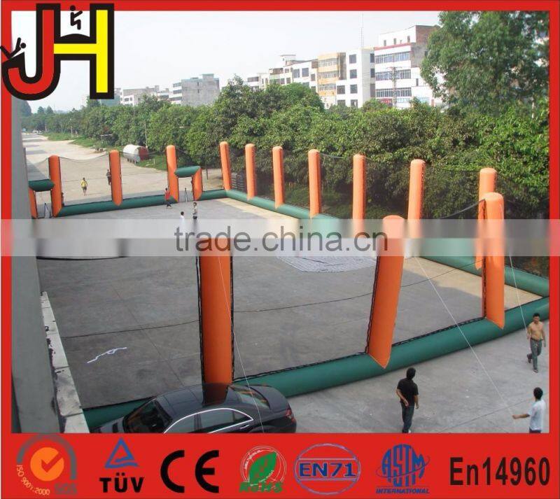 OEM Inflatable Paintball Bunker Netting Field Paintball Arena Game