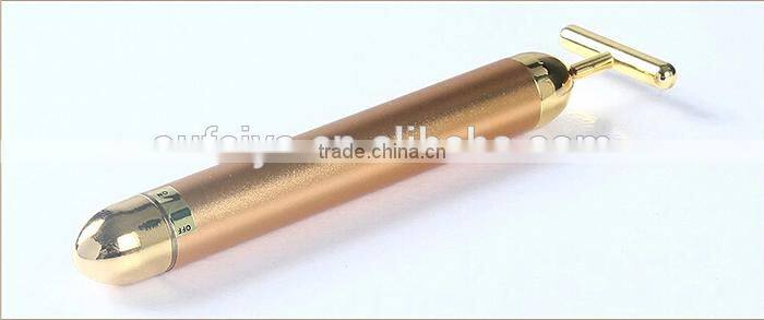 Energy 24K Gold Beauty Bar Vibrating Facial Massager