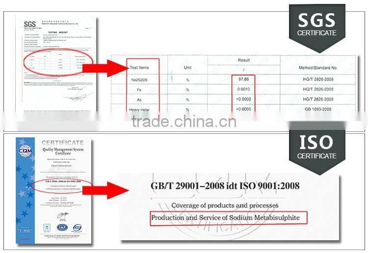 Food Grade Sodium Metabisulfite, Hot Sale, Competitive Price Sodium Metabisulphite