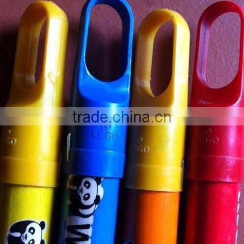 1200 x 22mm wood grain PVC Broom handle - Vietnam origin