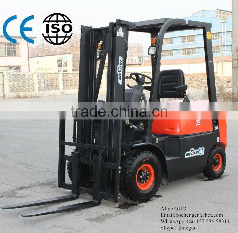 High quality low price stable performance outdoor balance weight type diesel forklift