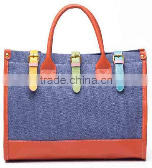 Personality Casual canvas bag women hand bag