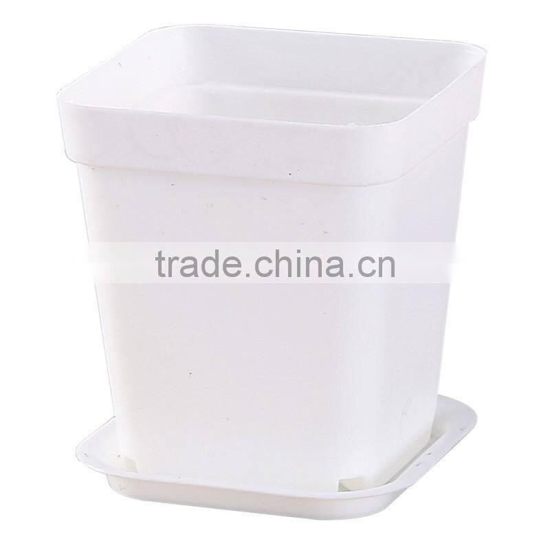 small square plastic flower pot injection mould